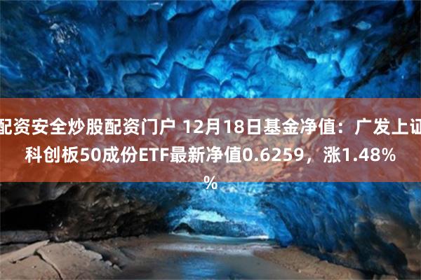 配资安全炒股配资门户 12月18日基金净值：广发上证科创板50成份ETF最新净值0.6259，涨1.48%