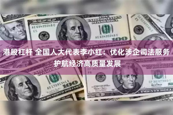 港股杠杆 全国人大代表李小红：优化涉企司法服务 护航经济高质量发展